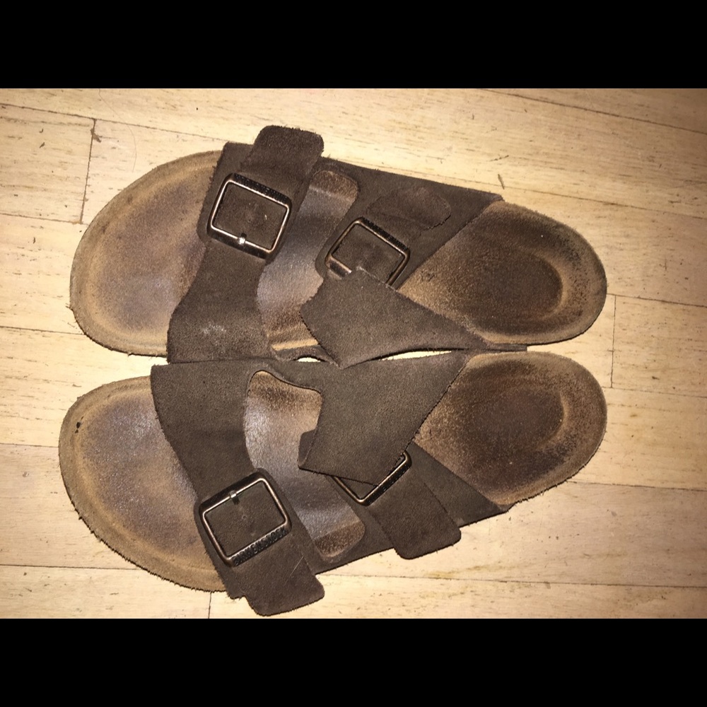 Brown Birkenstocks